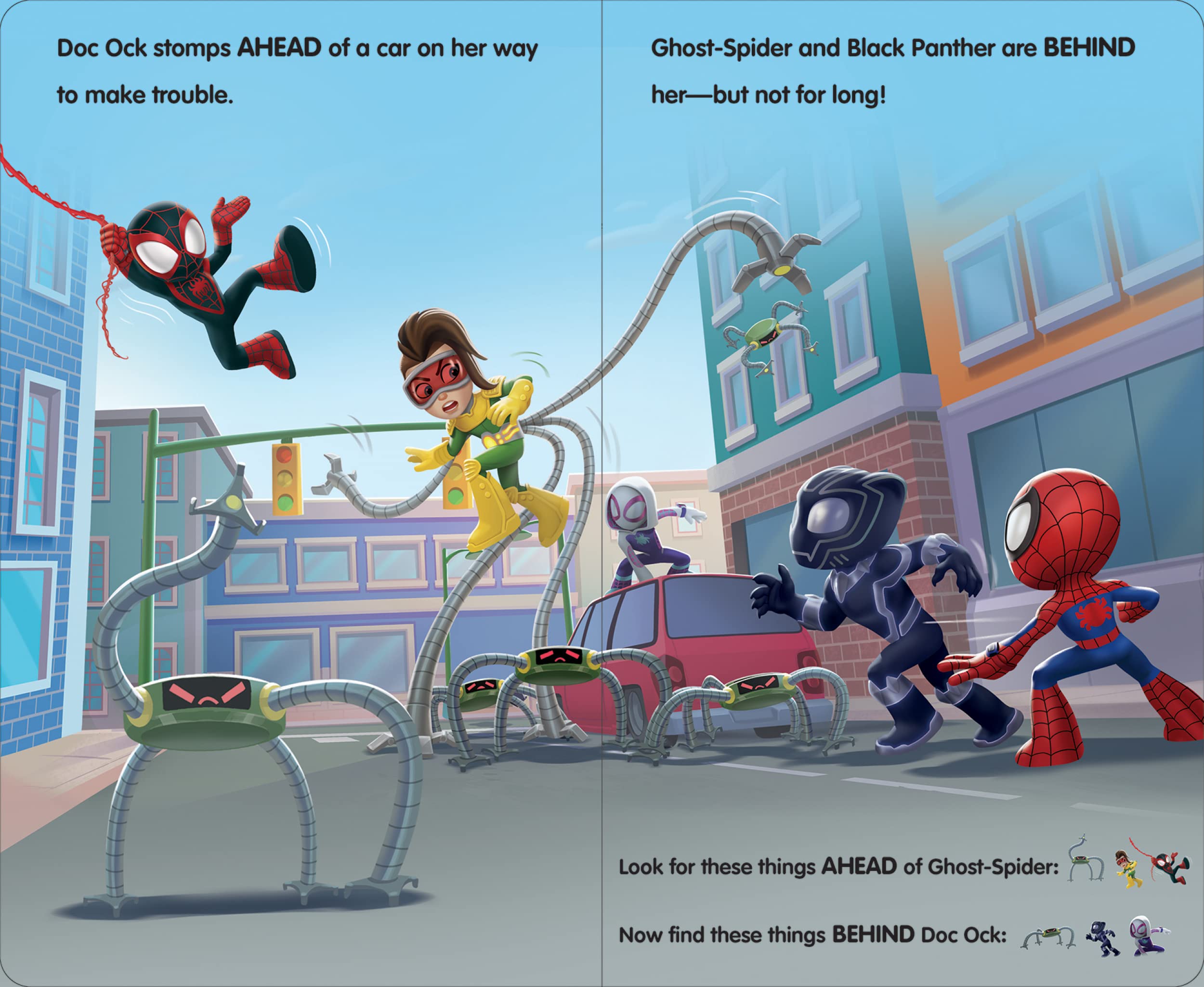Disney Junior Marvel Spidey and His Amazing Friends: High and Low Take-A-Look Book