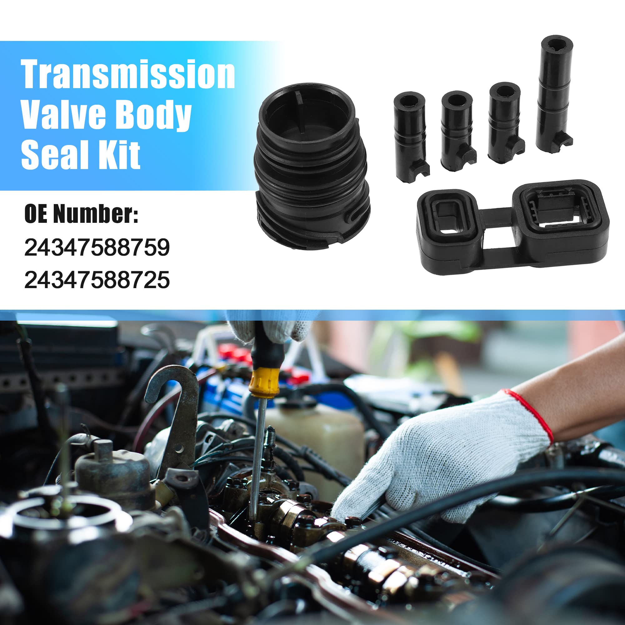 Amazon.com: X AUTOHAUX 6 Pcs Transmission Valve Body Seal Kit 