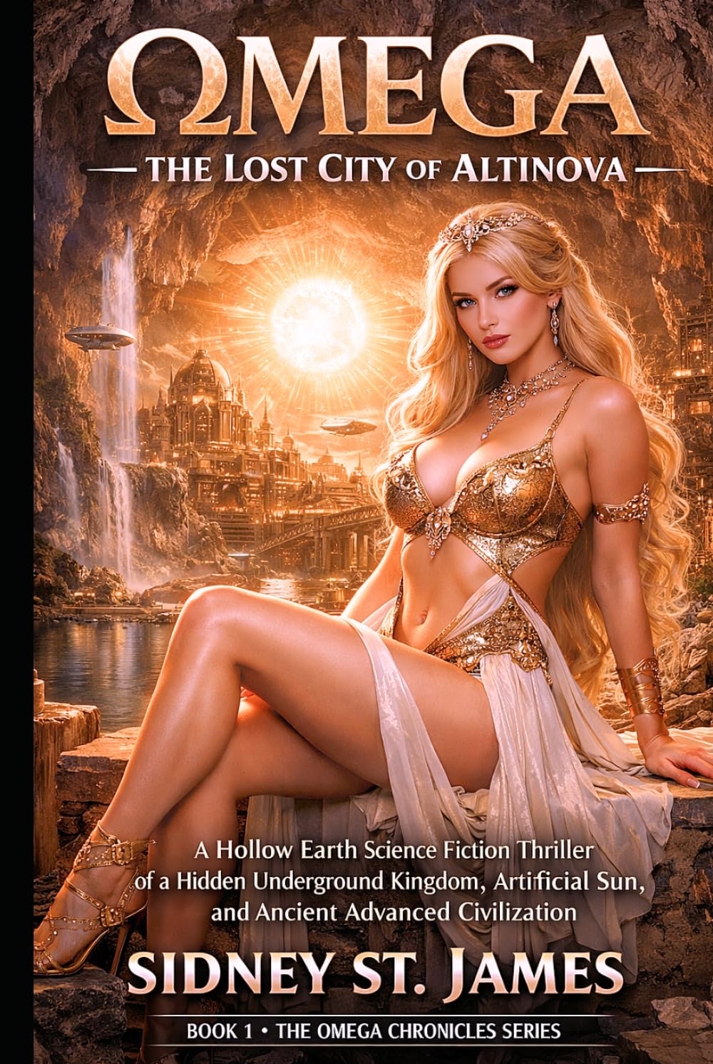 Omega - The Lost City of Altinova: A Hollow Earth Science Fiction Thriller of a Hidden Underground Kingdom, Artificial Sun, and Ancient Advanced Civilization (The Omega Chronicles)