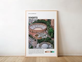 Bogotá Print - Travel Poster, Colombian Art, Historic City, Scenic Views, Cultural Landmarks, Andean Landscape, Vibrant Markets, Bogota Art