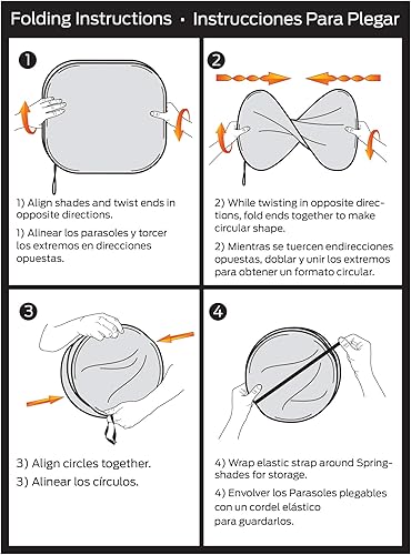 Miniatura 5 de Plasticolor 003747R01 Star Wars Millennium Falcon, pantallas solares con ventosa para ventanilla (2 unidades)