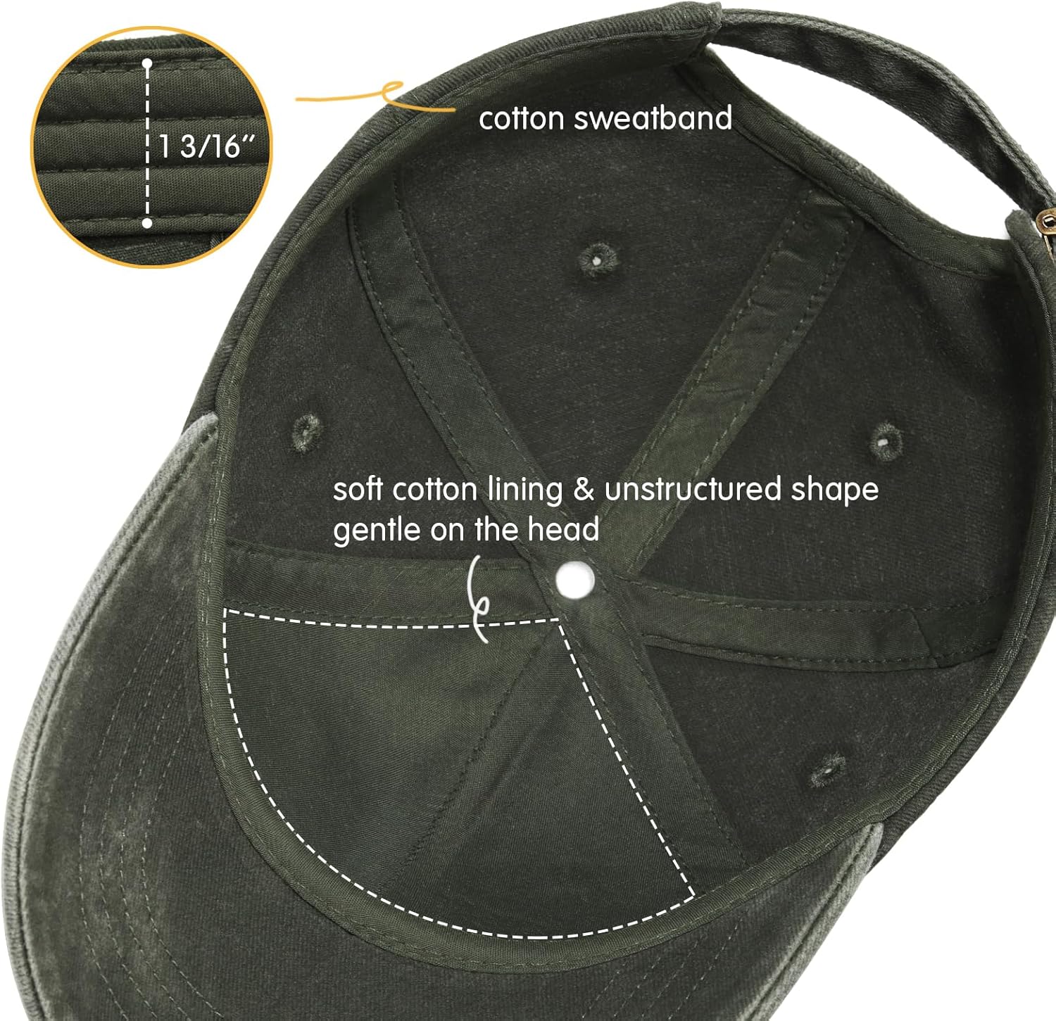 Kids Baseball Cap for Age 2-5,Adjustable Vintage Washed Cotton Toddler Baseball Hat for Boys & Girls - Image 6