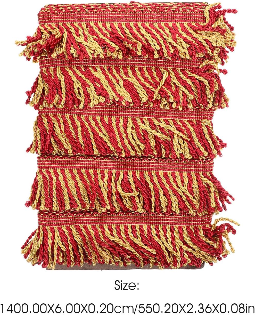 Fringe Trim Decorative Tassel Sewing Material for Curtains 14m