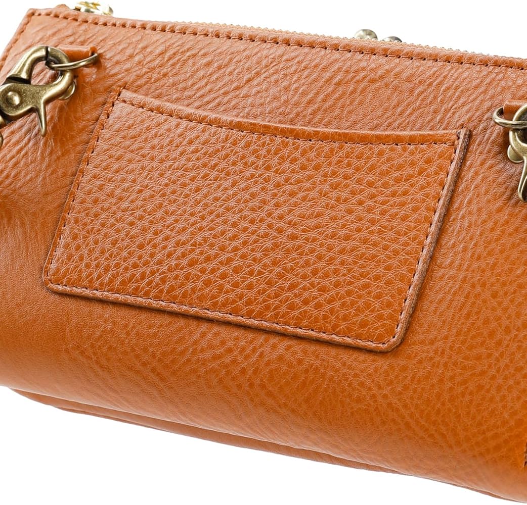 Amazon | 【ばぶばぶストア】がまくちマホン（キャメル）お財布