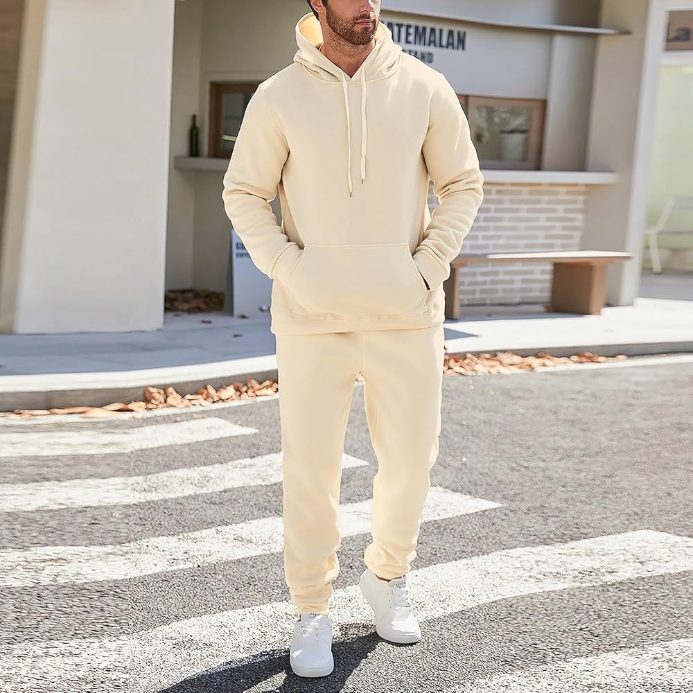Survêtement Homme à Capuche - Ensemble Sport Rayé Confortable Pour Running Et Style Streetwear