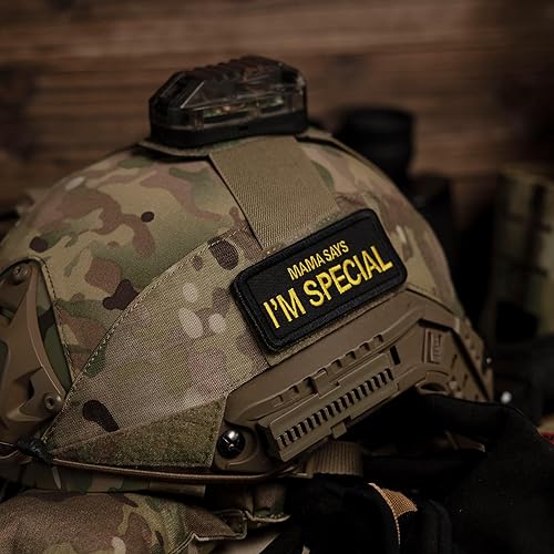 Miniatura 6 de OneTigris Parche táctico, divertido bordado moral, parche de insignia, cierre de apliques, emblema de gancho y bucle Molle para cascos, sombreros,