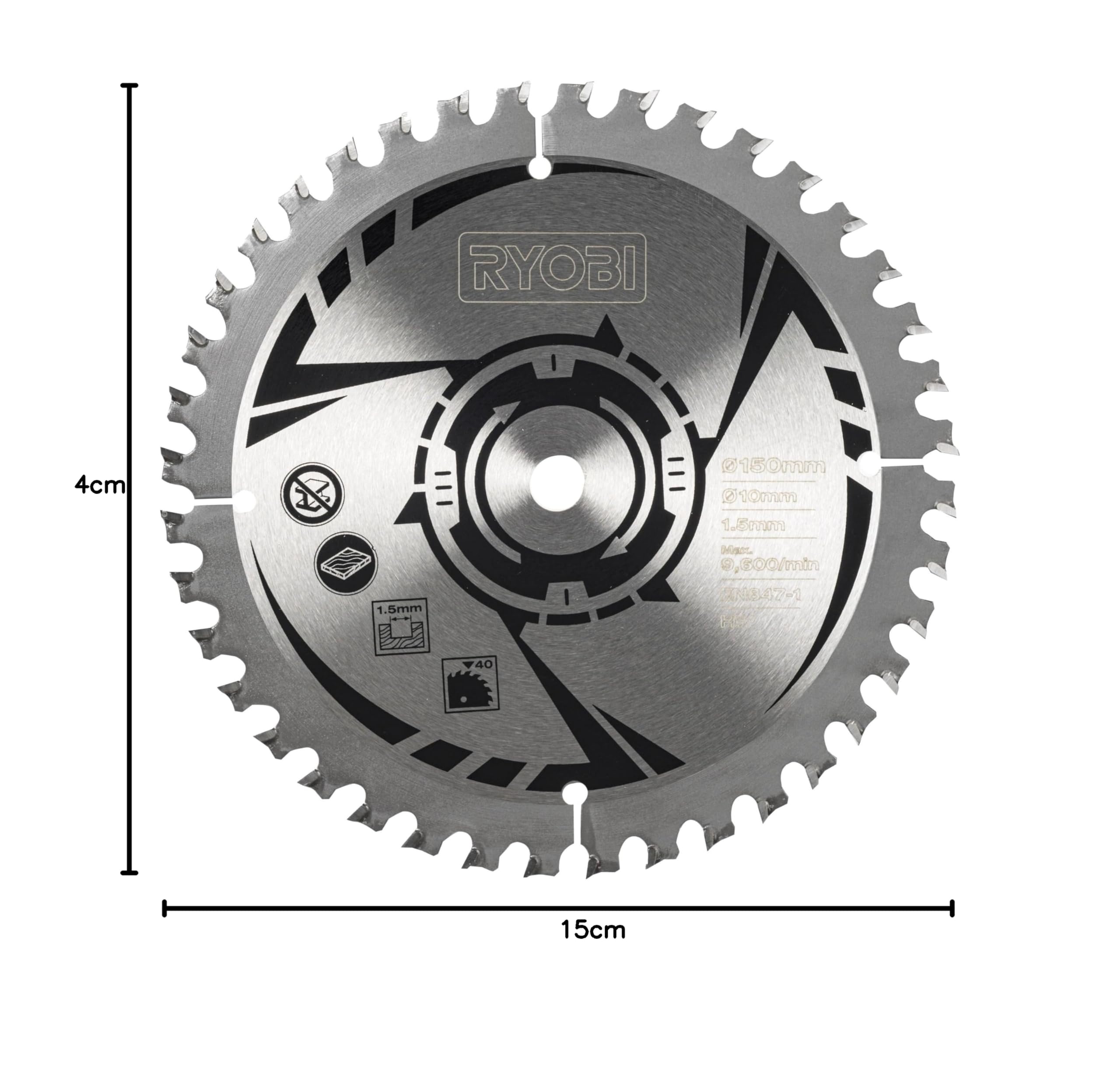 Ryobi CSB150T40 ostrze piły tarczowej 150 mm 40T (pojedyncze)