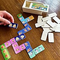 Vista 5 de House of Marbles Dominó de Navidad de madera