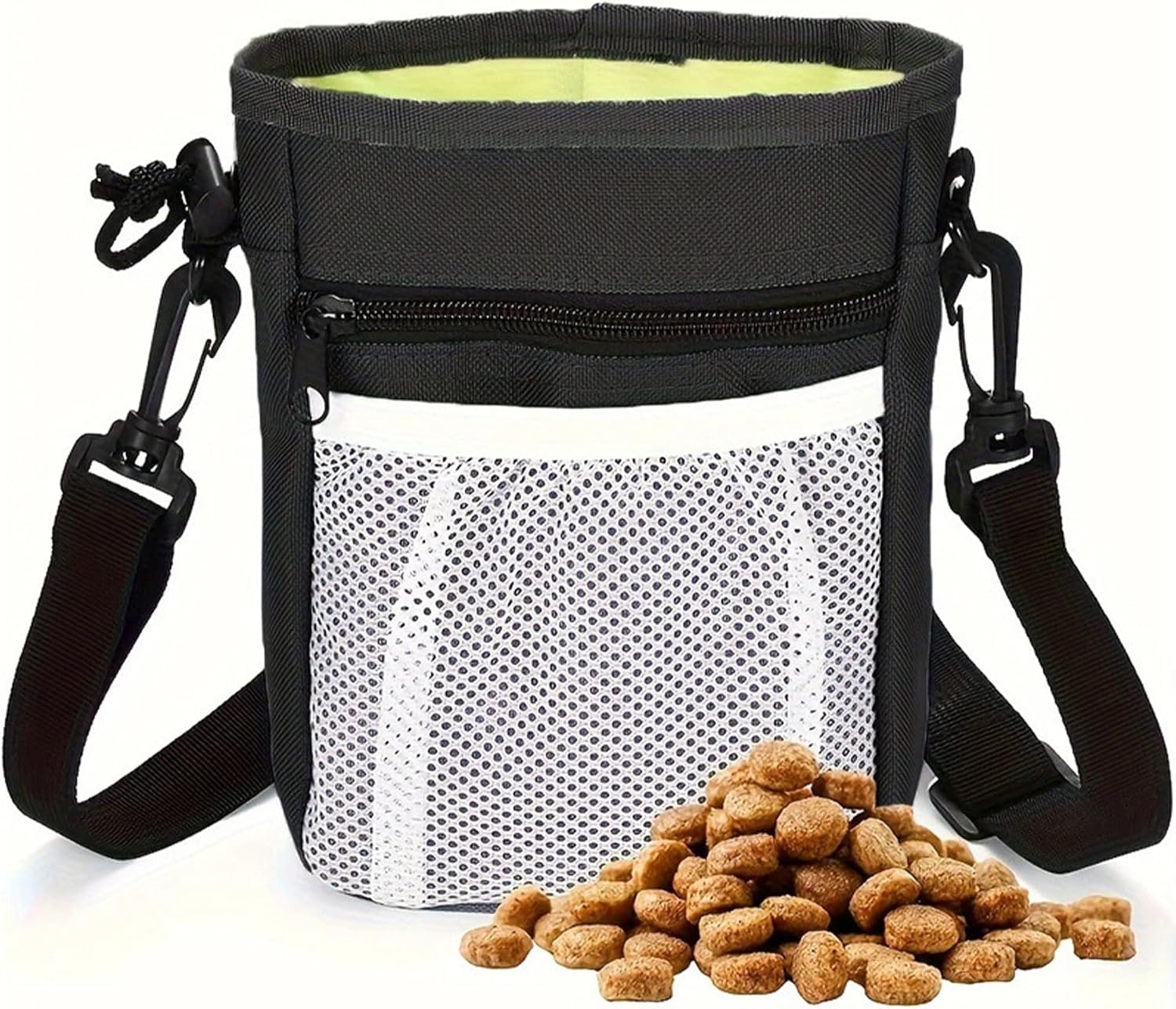 Dog Treat Training Pouch, Waterproof Free Hand Belt Snack Bag for Pet Train
