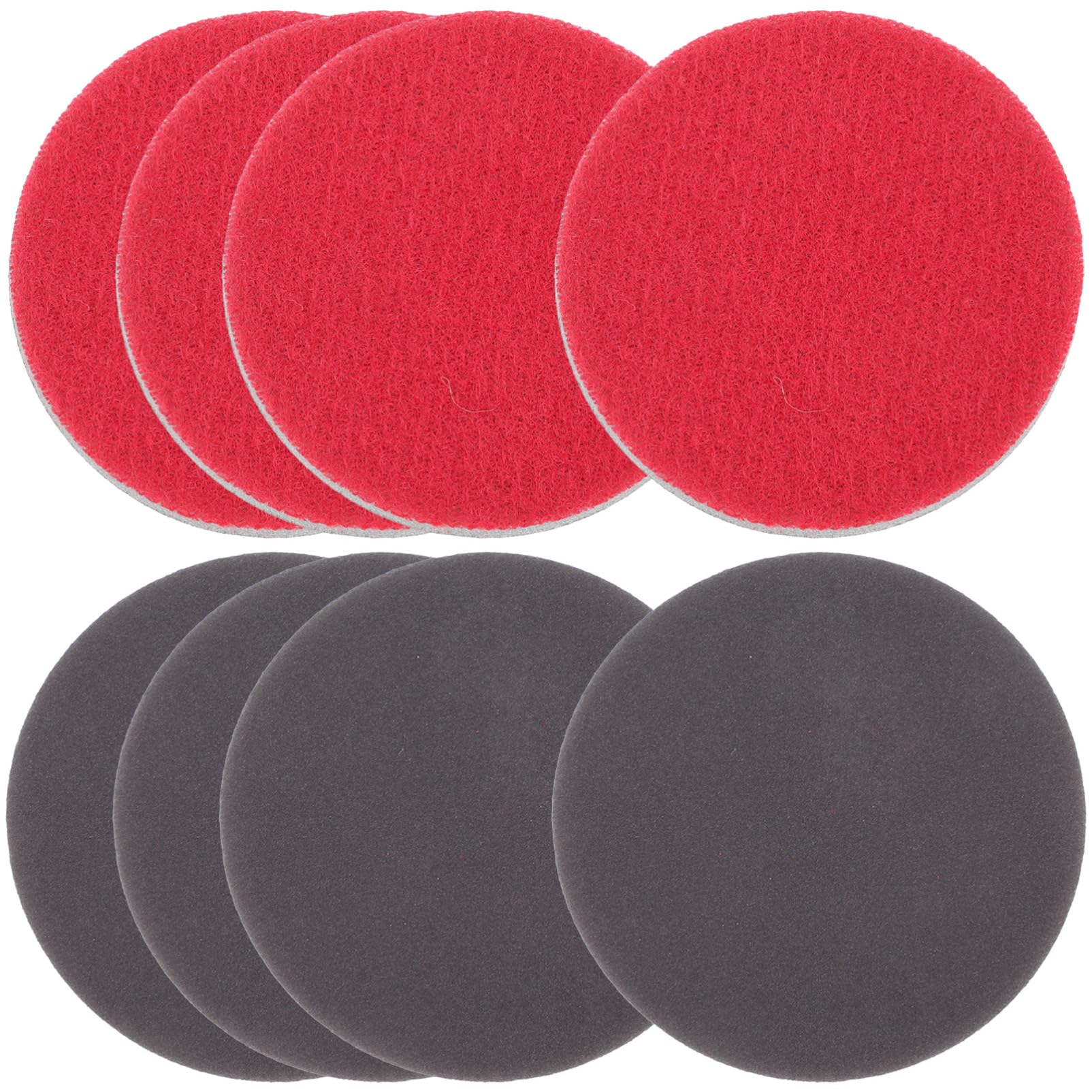 LALAFINA 8Pcs Bowling Ball Polishing Pads Kit Professional Sanding Cushions for Easy Resurfacing Portable Bowling Cleaning Accessories for Optimal Performance and Maintenance