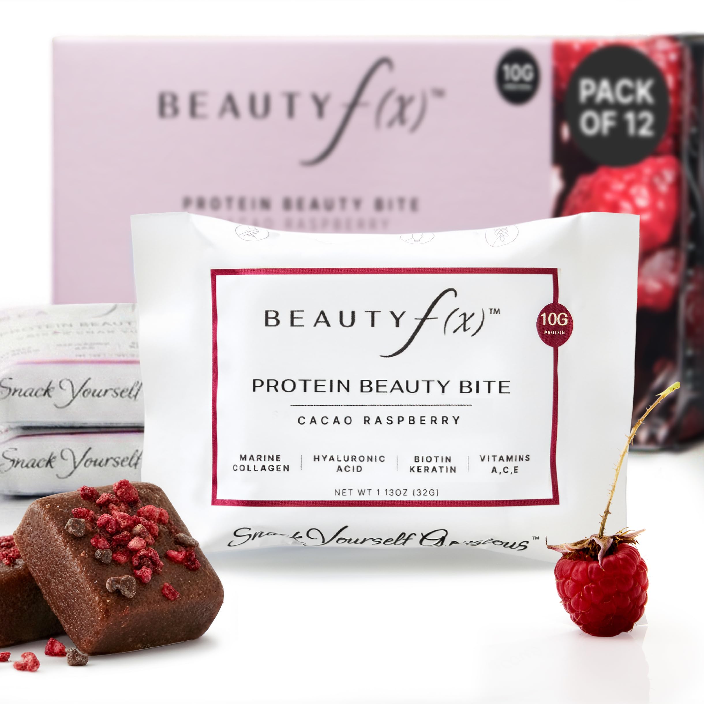 Amazon.com : Beauty f(x) Protein Beauty Bites - Collagen Bars