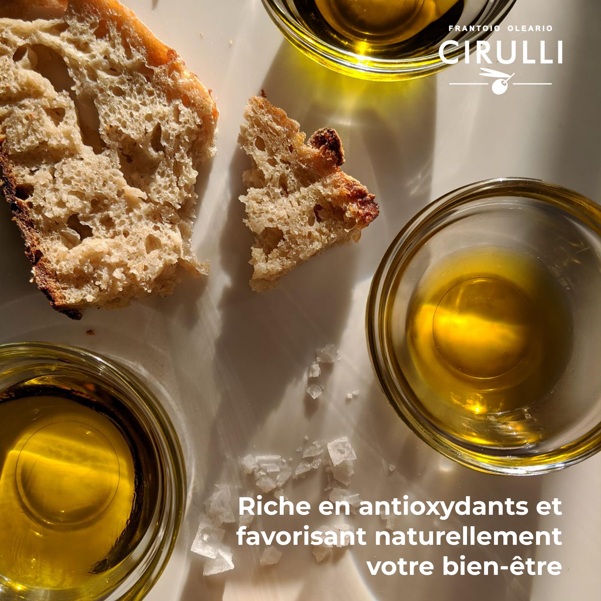 Cirulli Huile d'Olive Extra Vierge Bio-3L- Boîte - Récolte Naturelle-Huile d'Olive Italienne de Qualité Supérieure-Brut & Non Filtrée - Sans Additifs-Goût Bio Exceptionnel avec Arôme Fruité