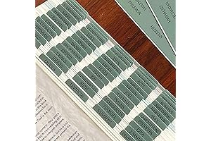 Reposition Large Text Bible Tabs in Sage Green