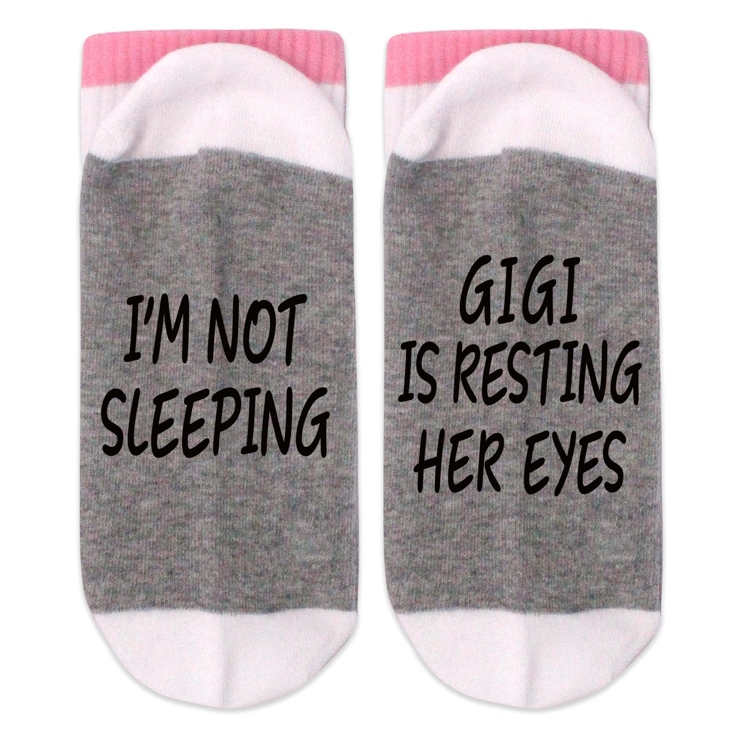 I’m Not Sleeping, Resting Her Eyes Socks, Mimi Gifts, Mothers Day Birthday, Grandma Gifts Mom Gifts,Gifts For Her.