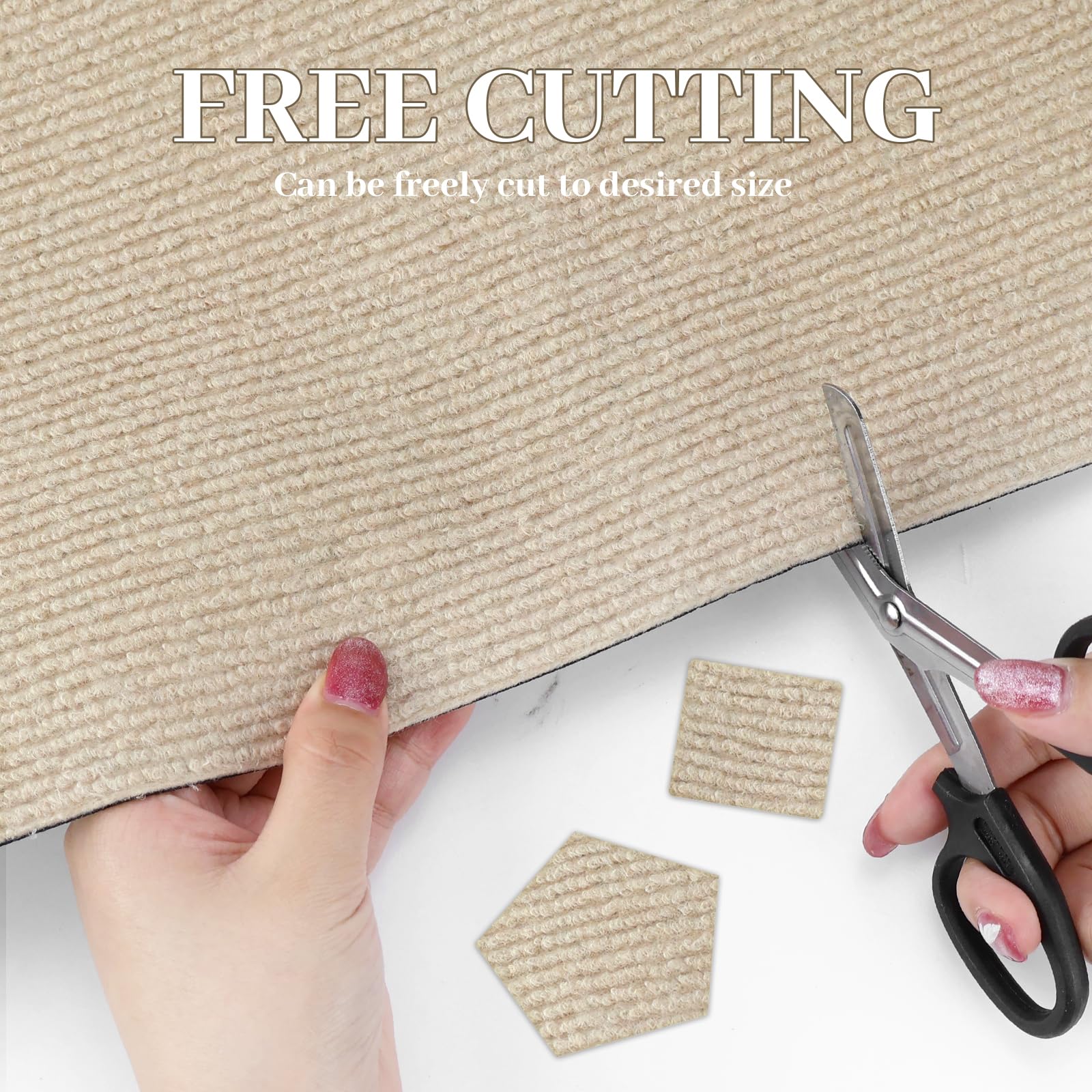 Tappetino Tiragraffi Per Gatti Autoadesivo - 5 Pezzi 30x60 Cm, Ritagliabile Per Mobili - Foto 13