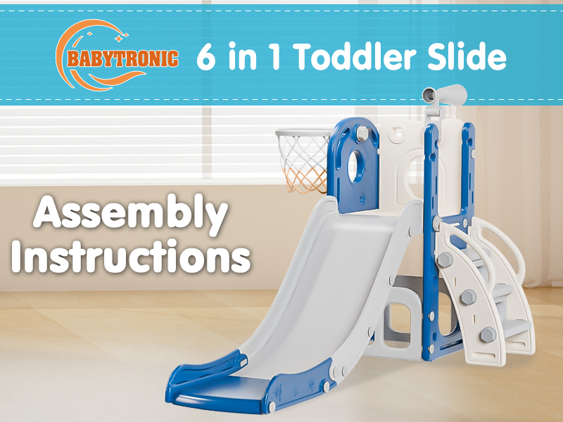 Amazon.com: Babytronic Toddler Slide, 6 in 1 Kids Indoor