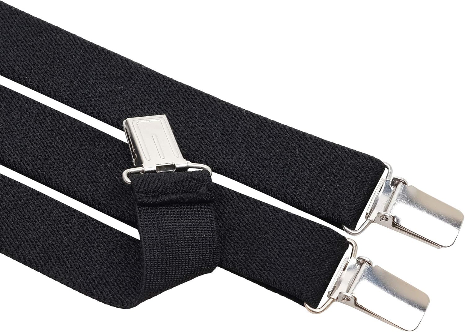 Womens Suspenders – Y Back Style – 1" Width - Comfortably Adjustable Elastic Straps and Metal Clips - Image 2