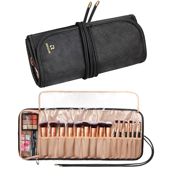 fold open makeup bag