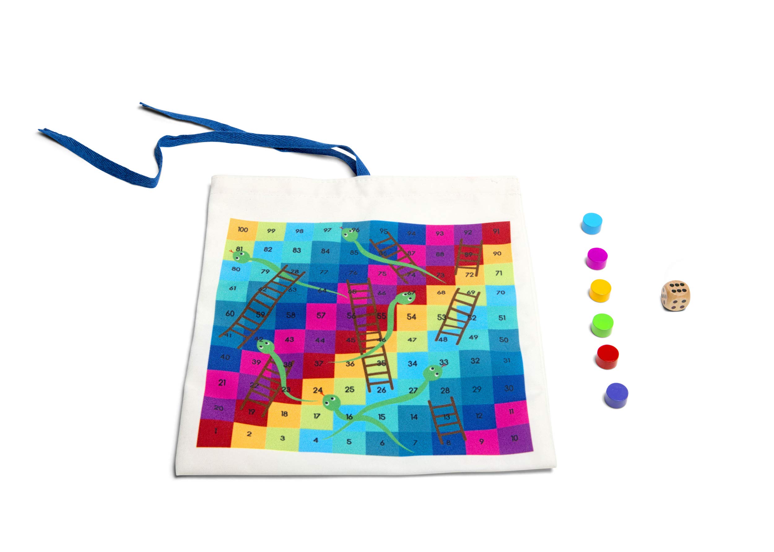 BS GA357 Travel Game Ladder Game & Ludo Rice Game Mix, 90 cm lang - Einheitsgröße