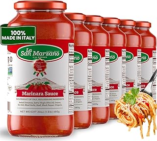 La San Marzano Marinara Sauce, 24 oz, Pasta Sauce Made in Italy, All Pur...