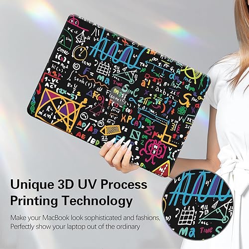 Miniatura 9 de Funut Funda compatible con MacBook Air de 15 pulgadas 2024 2023 versión M3 A3114 M2 A2941 con pantalla de retina líquida y Touch ID, carcasa rígida