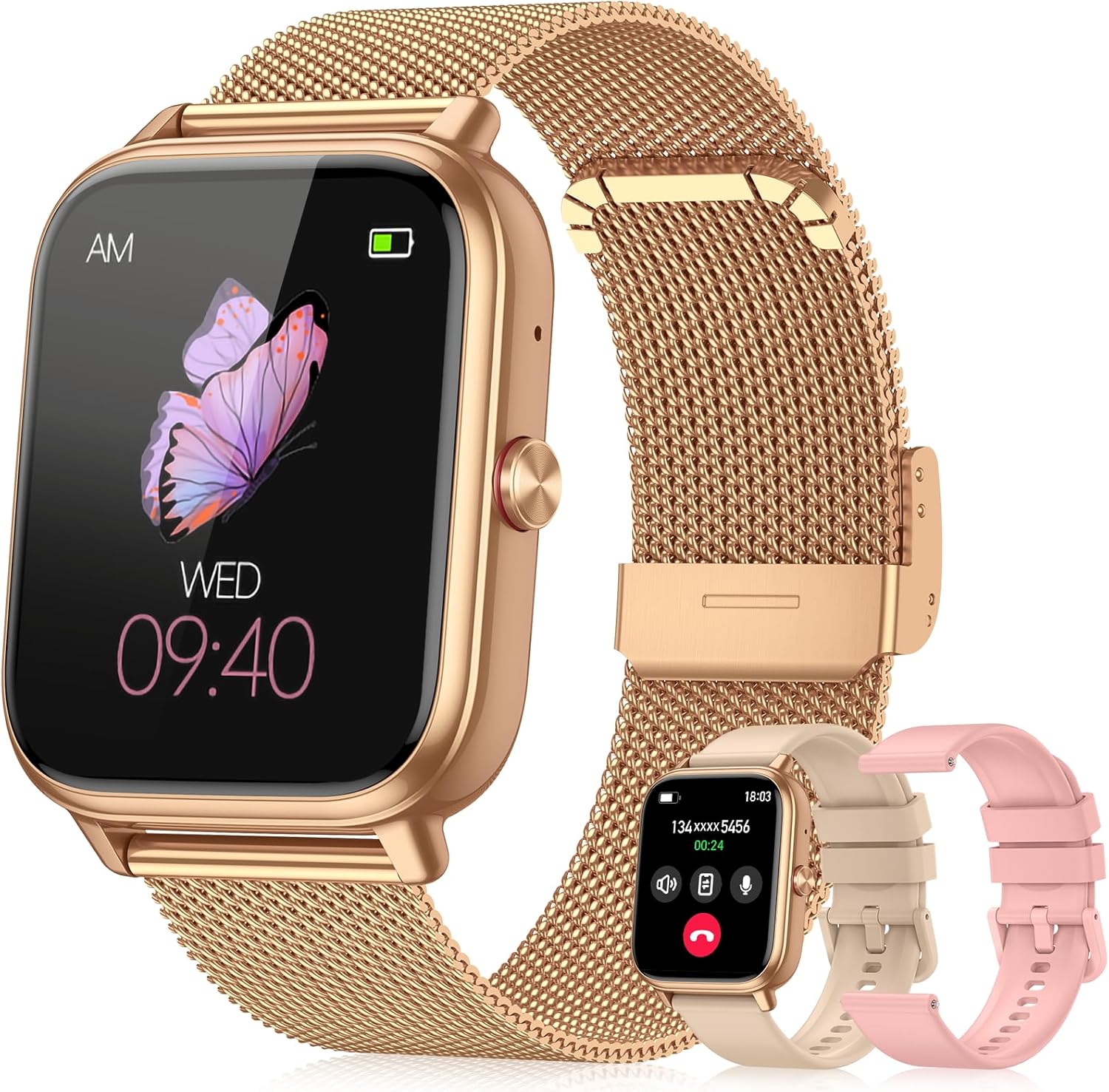 Smart Watch for Women Men- 1000mAh...