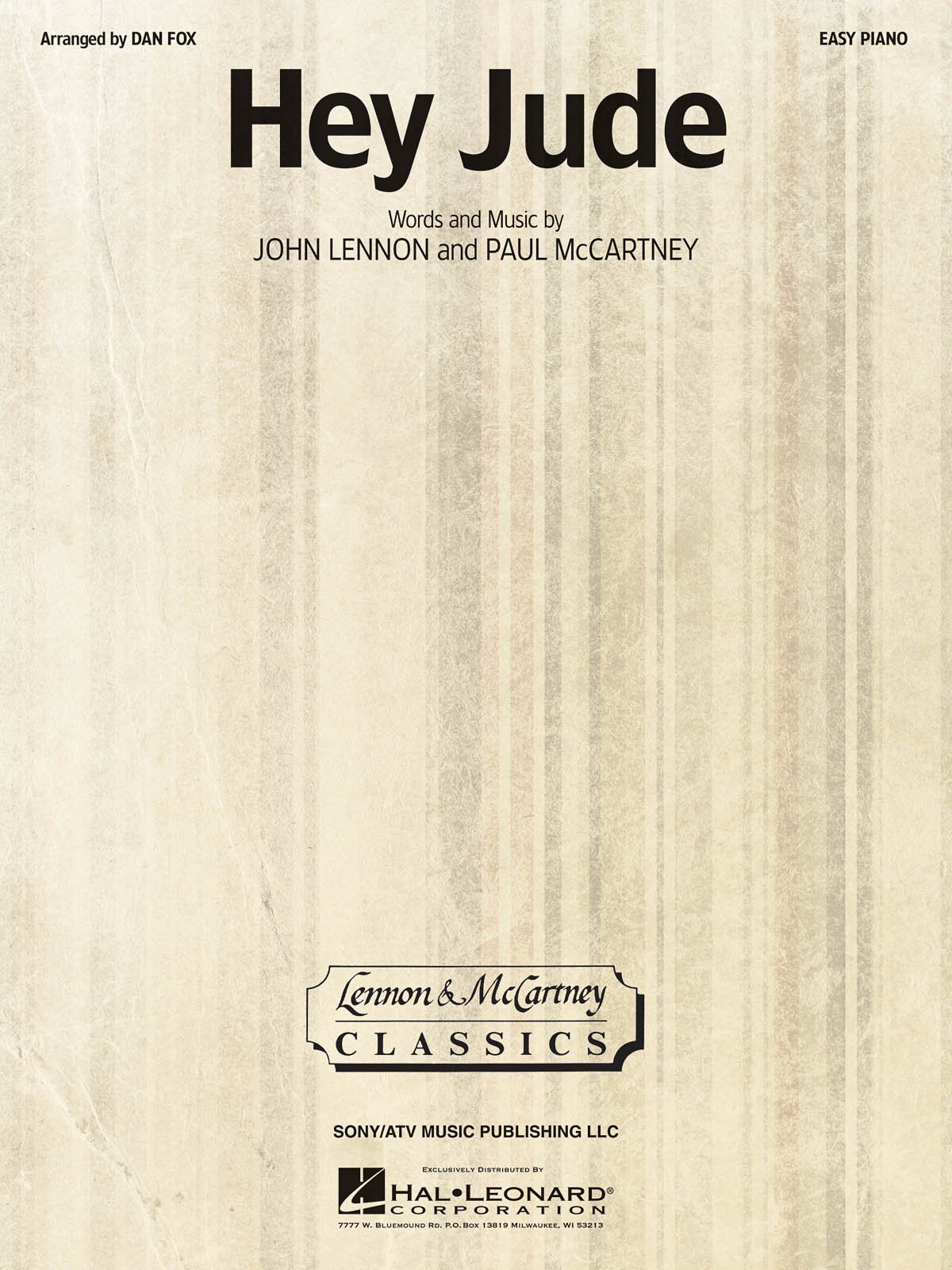 Hey Jude (Easy Piano, Sheet music)