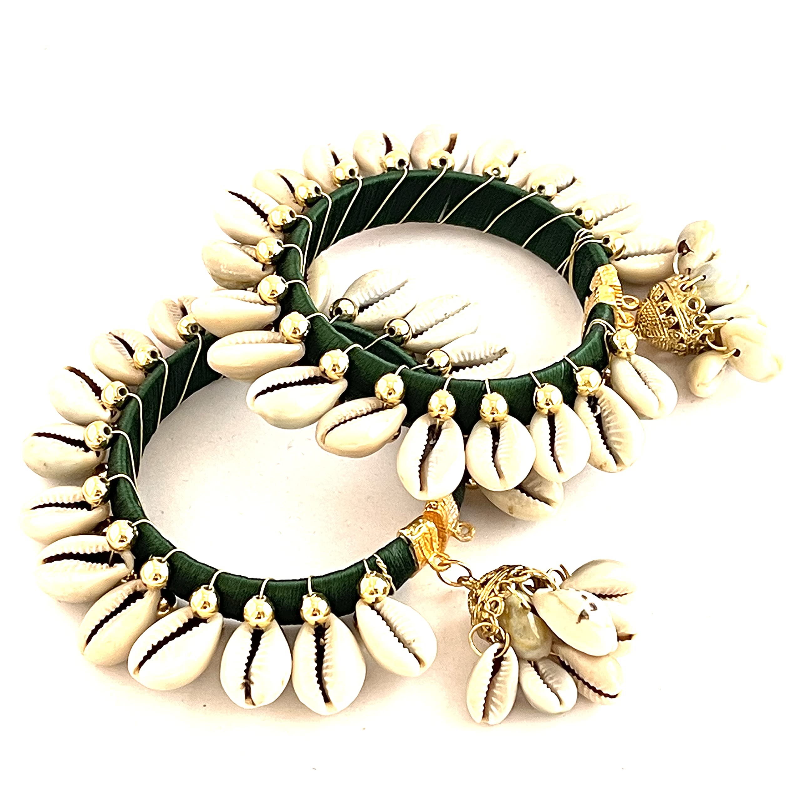 See full amazon price history chart for Sattyaki Handmade Silk Thread Flexible Openable Silk Thread Set of Two Cowrie Bangles Dangling Cowrie Latkans for Women and Girls (Green) Sattyaki Handmade Silk Thread Flexible Openable Silk Thread Set of Two Cowrie Bangles Dangling Cowrie Latkans for Women and Girls (Green) (B09JWQ18R3) Amazon Price History, Amazon Price Tracker
