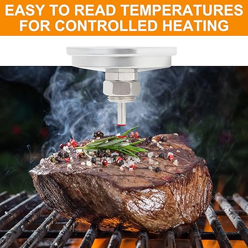 Miniatura 28 de Medidor de termómetro para ahumador Oklahoma Joe's Accesorios para ahumadores 3695528R06 Oklahoma Joe Parrilla Indicador de calor preciso para la 3