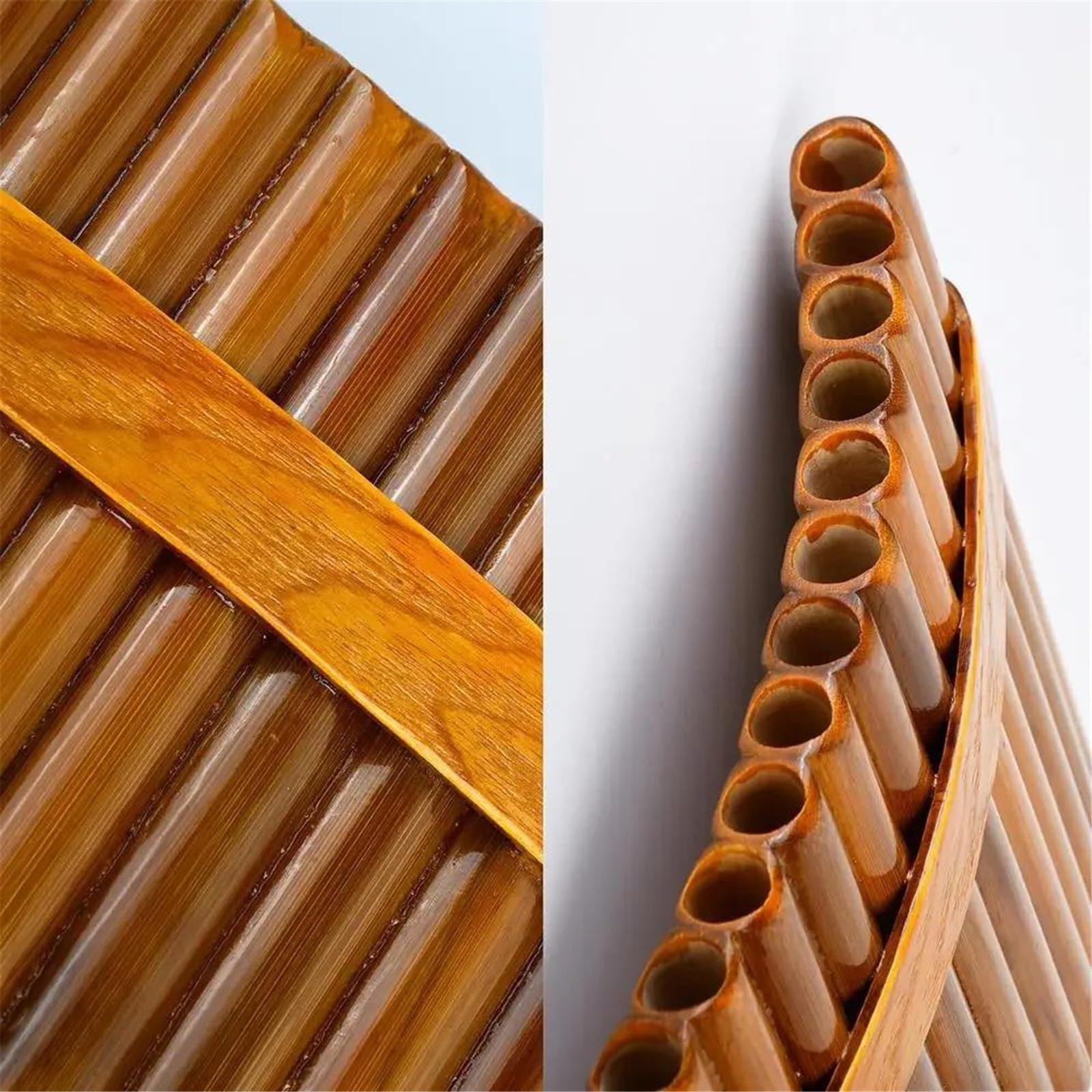 Fletnia Pana dla początkujących instrument muzyczny w tonacji G(Left)
