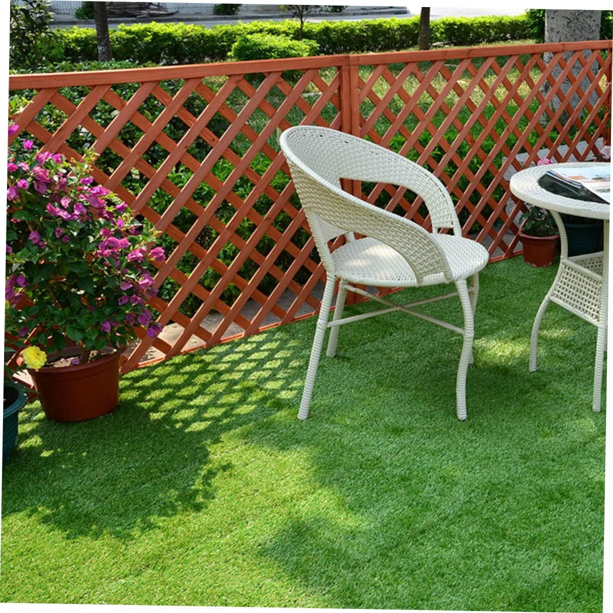 4pcs Artificial Grass Mat Realistic Turf for Landscaping Dog Potty Training Garden Decor and Outdoor Use Easy to Clean Vivid