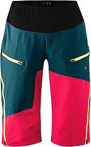 Damen Fahrradhose  mit Pep.  Strapazierfähig und formstabil, einknöpfbare Radunterhose