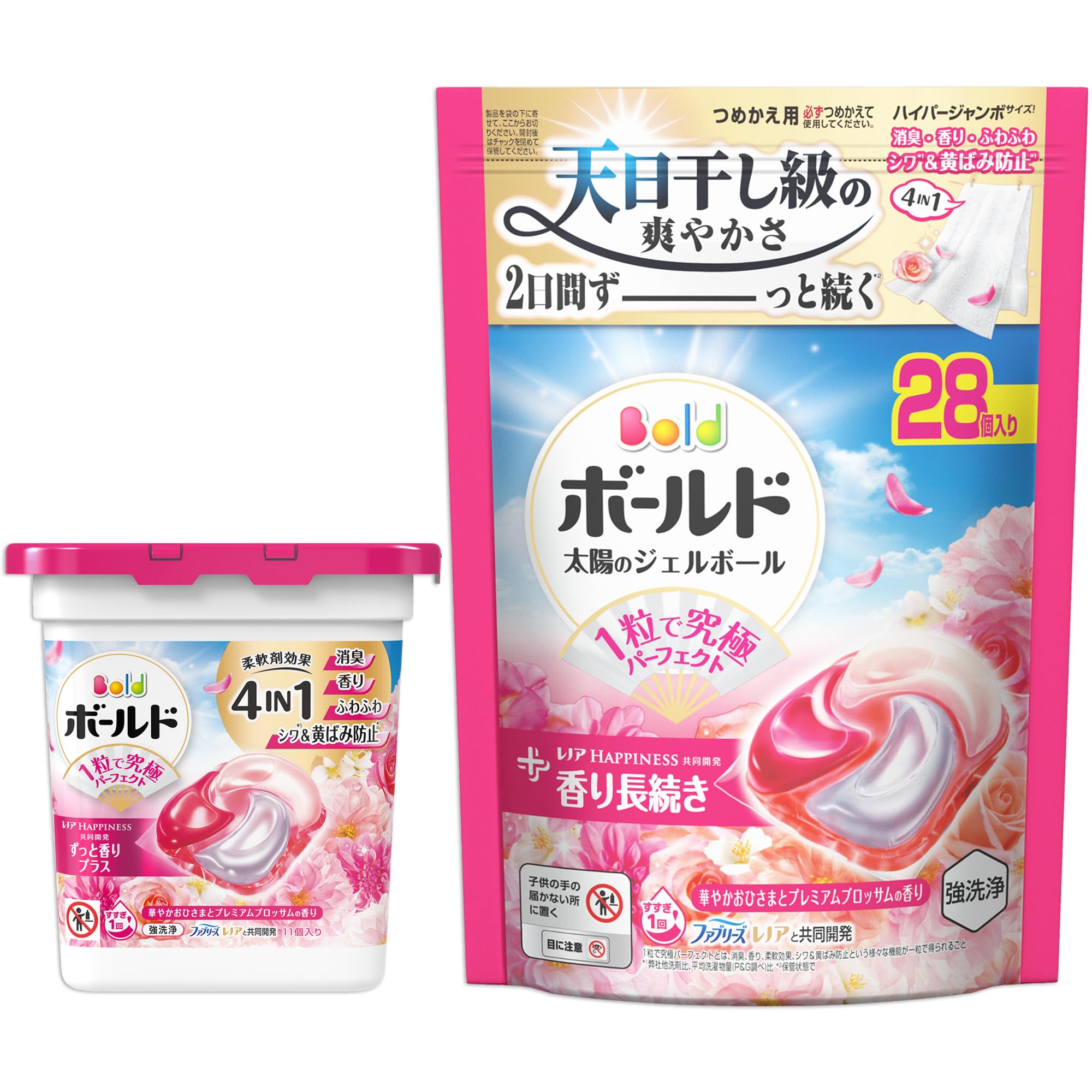 Amazon.co.jp: Bold ボールド 洗濯洗剤 ジェルボール 4in1 華やか