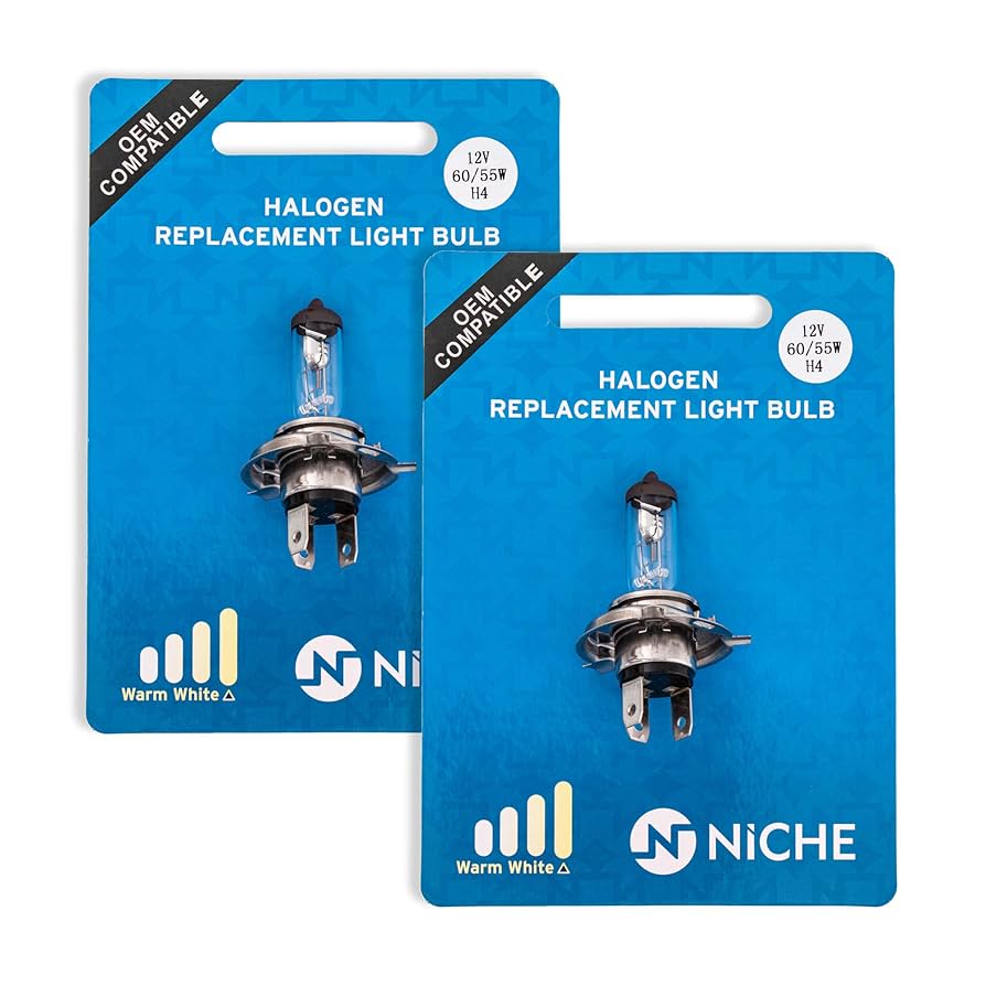 Amazon.co.jp: NICHE H4 ヘッドライト電球 1978-2019 ヤマハ