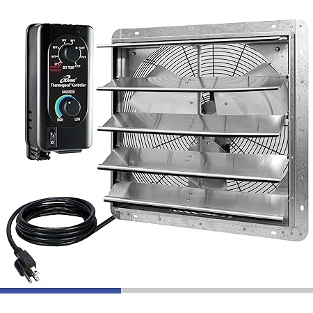 Exhaust Fan DNYSYSJ 12 Inch , 125W 110V Window Kitchen Exhaust Vent Fan Wall Mount Ventilation Extractor Blower Greenhouse Fans Variable Speed Exhaust Fan Exhaust Fan DNYSYSJ 12 Inch , 125W 110V Window Kitchen Exhaust Vent Fan Wall Mount Ventilation Extractor Blower Greenhouse Fans Variable Speed Exhaust Fan