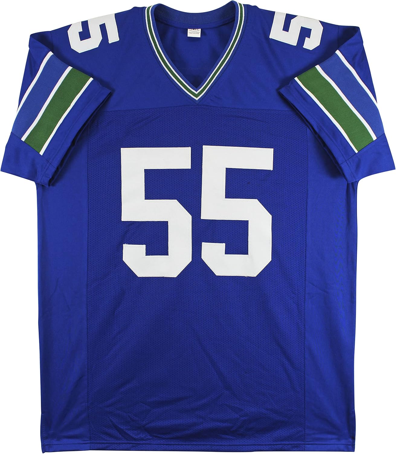 Brian Bosworth Authentic Signed Blue Pro Style Jersey BAS Witnessed