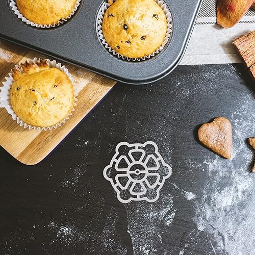 Miniatura 7 de Molde para hornear 3 piezas, molde para pastel, molde de chocolate, rueda de la fortuna blanca, juego de 3 piezas