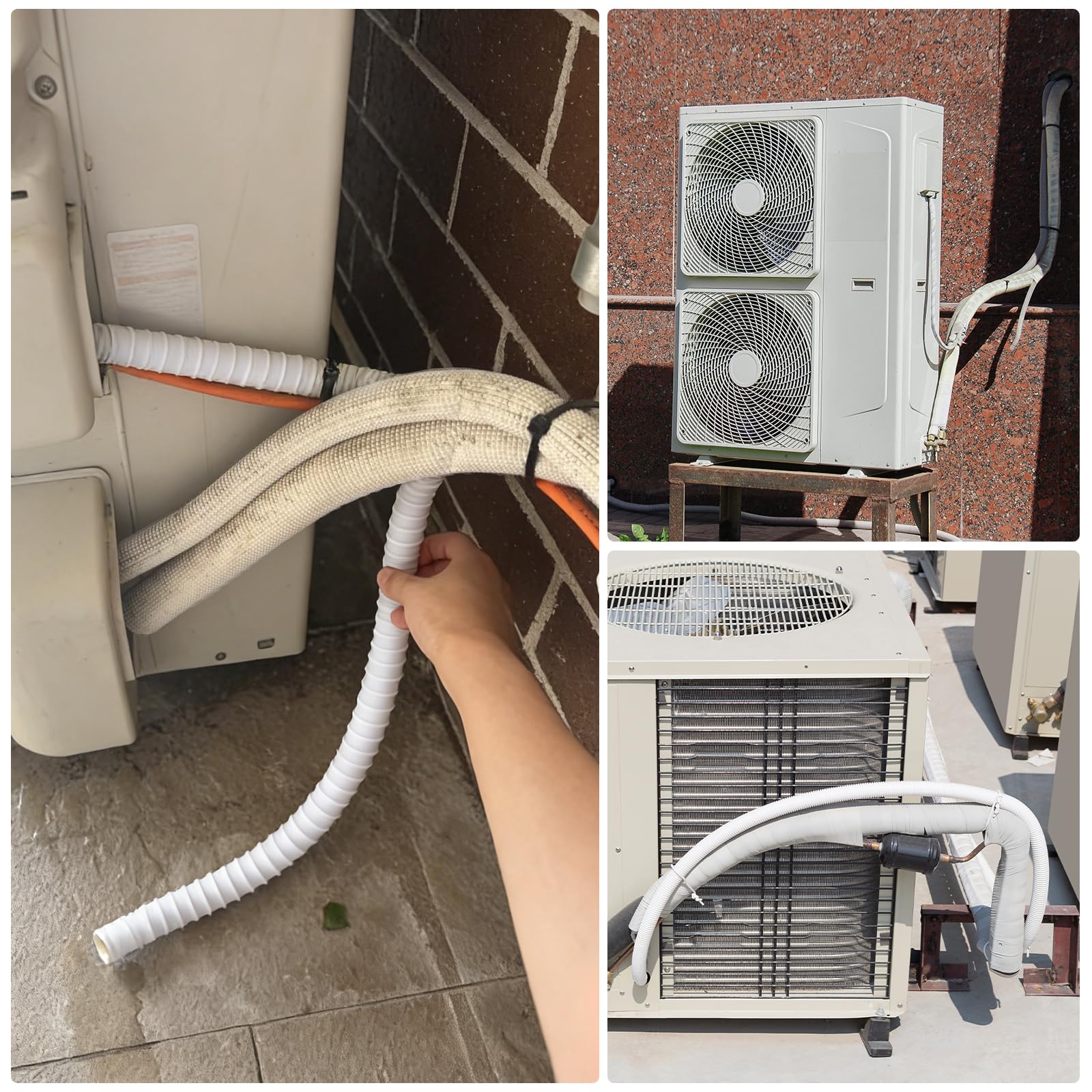 5M Kondensatschlauch Klimaanlage Ø16MM Kondenswasserschlauch PVC | Kondensatschlauch Klimaanlage UV-Beständig, Flexibler Schlauch für Klimaanlagen, Split-Klimageräte, Zuschneidbar