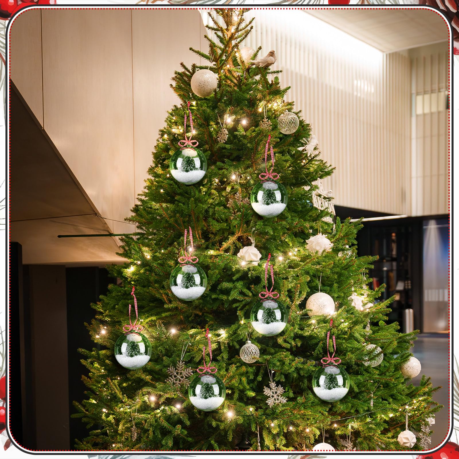 Amazon.co.jp: MiniInflat 6セット クリスマスツリーオーナメント DIY