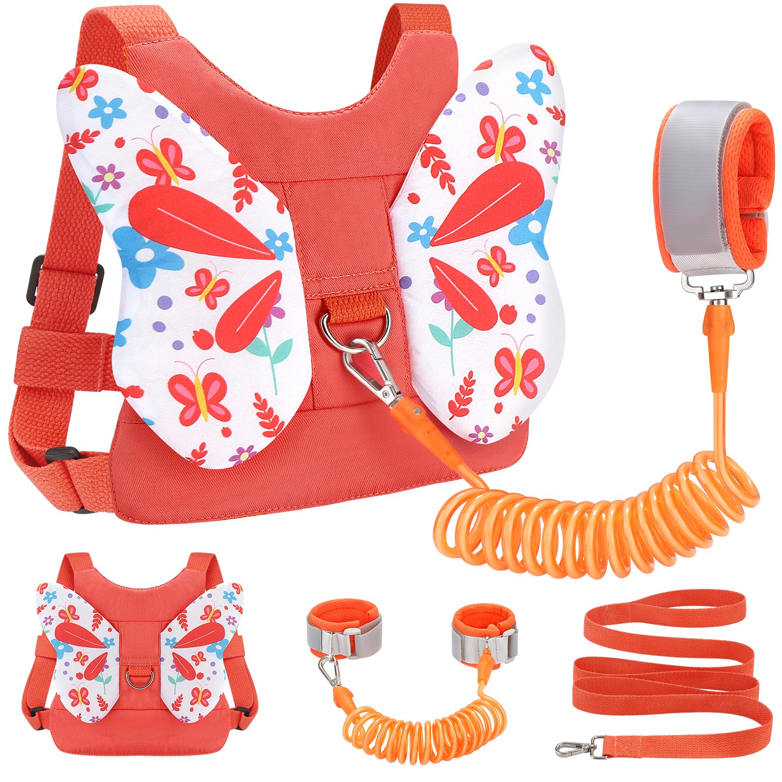 Accmor 3 in 1 Toddler Harness Leashes + Anti Lost Wrist Link, Kids Harness Children Leash for Girls, Child Anti Lost Leash Baby Cute Harness Belt Strap Hold Kids Close While Walking — Amazon image 12