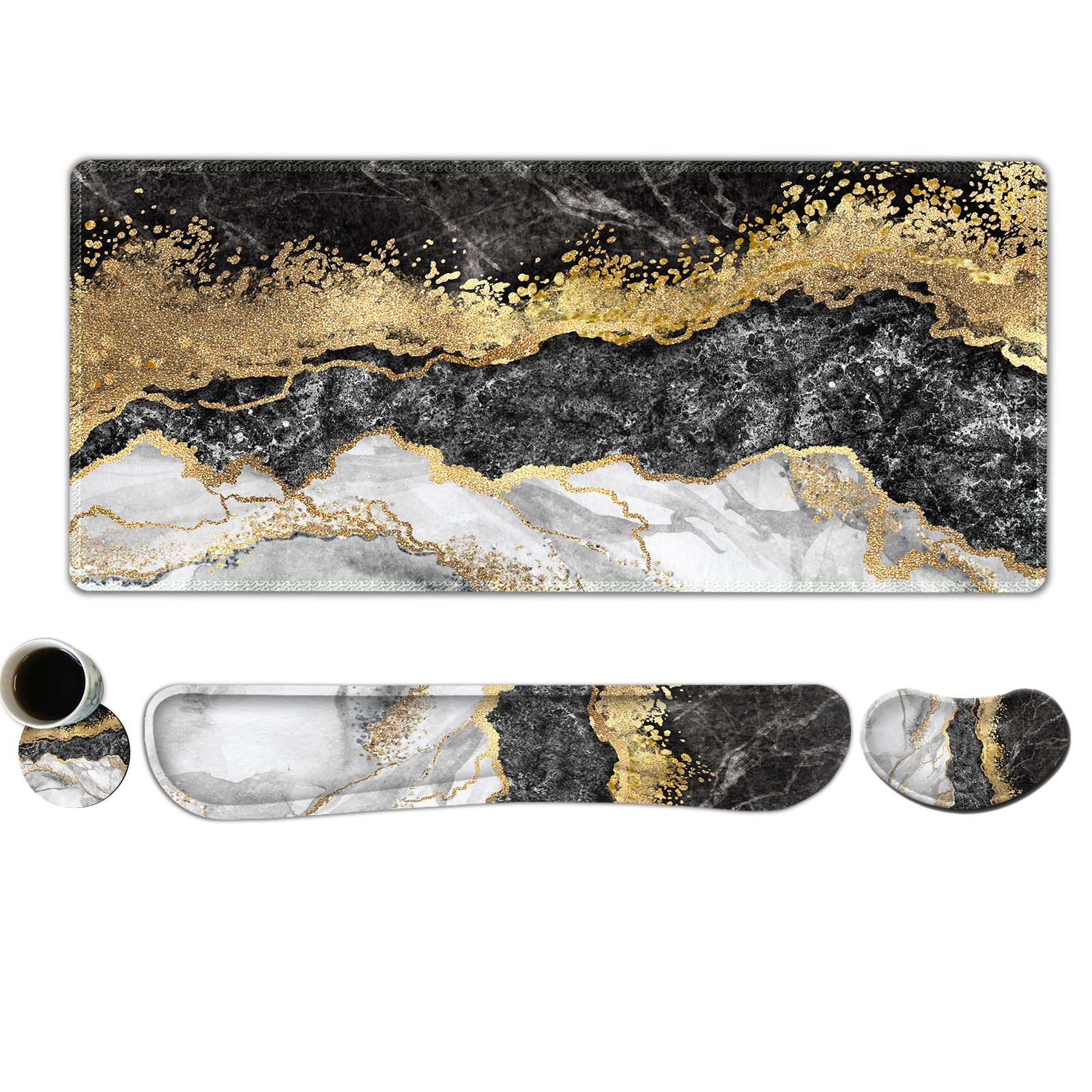 DINKY Mouse Pad & Wrist Rest Set - Ergonomic Comfort -16 DINKY Mouse Pad & Wrist Rest Set - Ergonomic Comfort -16