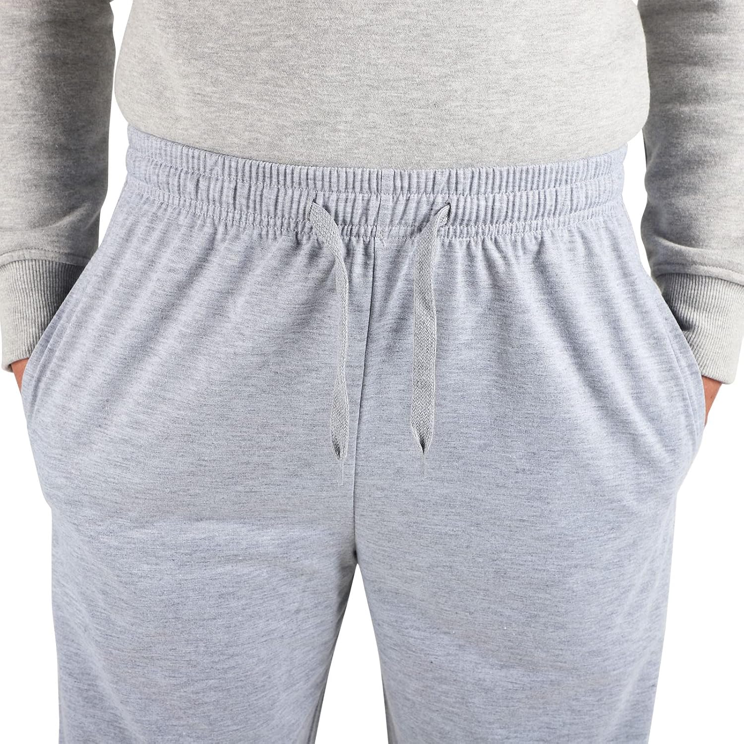 Facitisu Men's Jogger Sweatpants Workout Lounge Casual Jogger Fleece Sweat Pants with Pockets