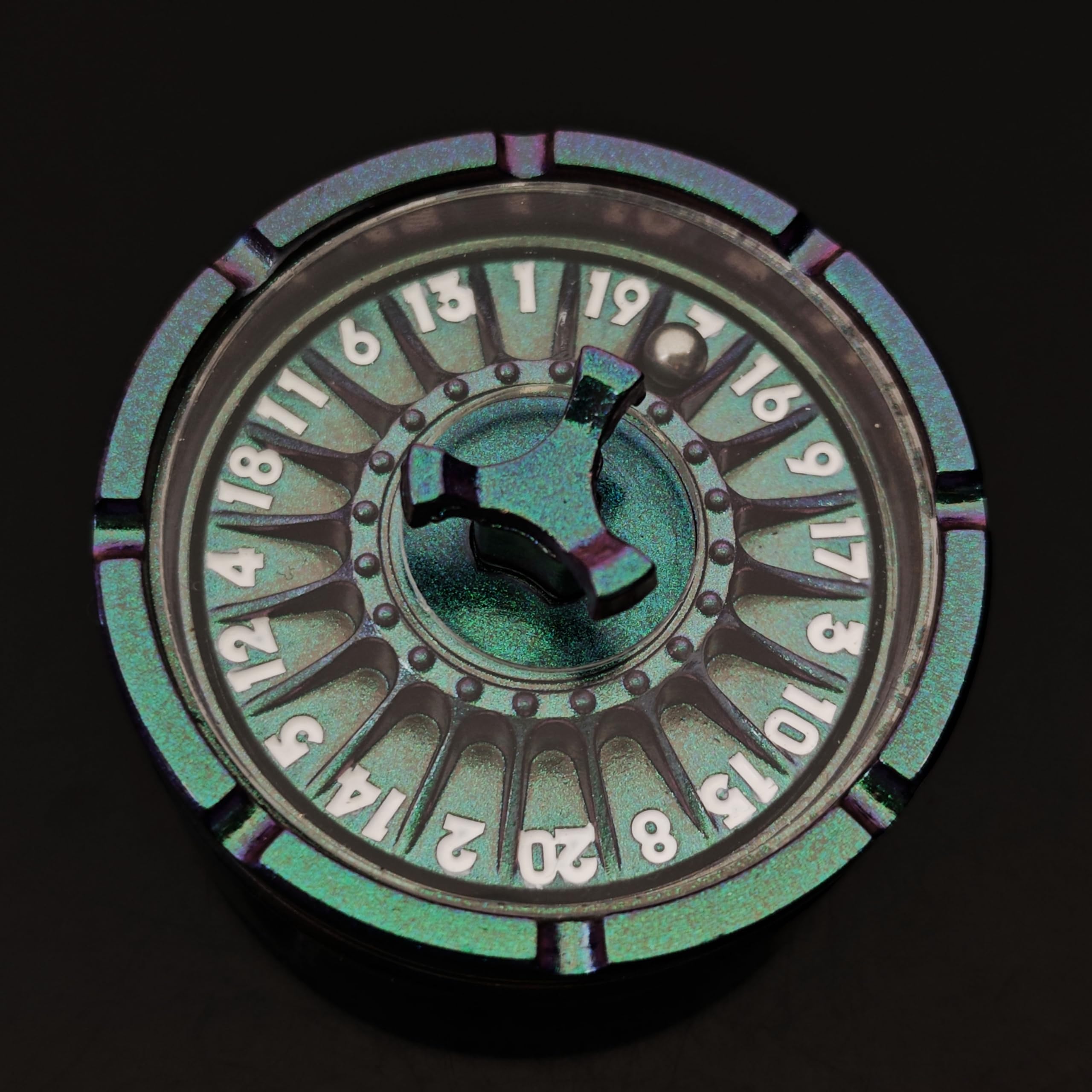 Lkjsjjns Spinner DND Dice Set,DND Dice D20 Dungeons and Dragons Dice Polyhedral Punk Style Small Flying Dragon Dice Spinning Random Rollerball