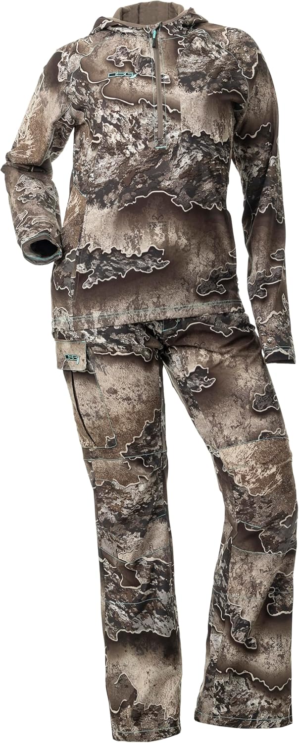 DOING SOMETHING GREAT Women's Bexley 3.0 Pullover Hunting Shirts | Warm Climate, Ultra Light-Weight, DWR Treated