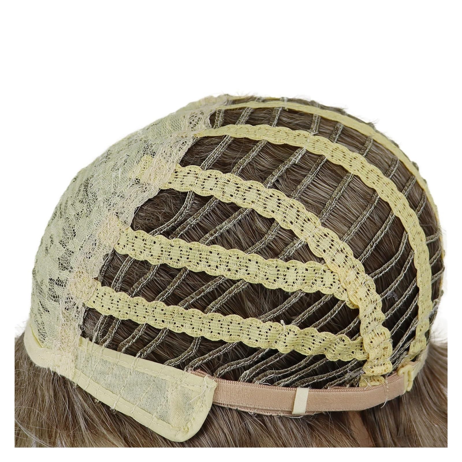 1 szt. Syntetyczna peruka z krótkim bobem i grzywką Proste blond peruki dla kobiet fryzury Mama Prezenty Moda Codzienny Cosplay Śmieszne