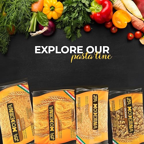 Miniatura 6 de La Moderna Stars Pasta fideos trigo duro proteínas fibra vitaminas 7 onzas paquete de 20