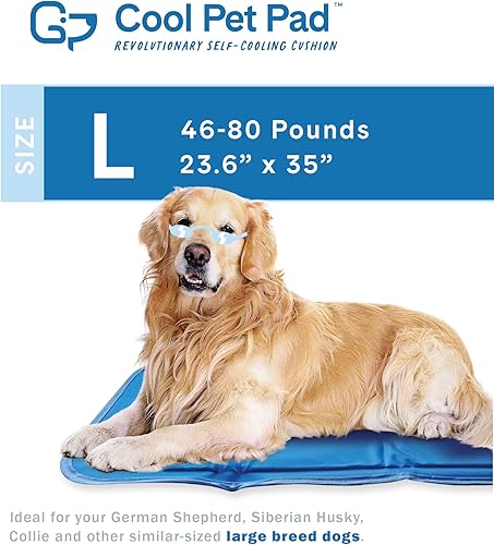 Miniatura 4 de The Green Pet Shop almohadilla de enfriamiento para mascotas, esta colchoneta ayuda a prevenir sobrecalentamiento y deshidratación, enfría y calma a