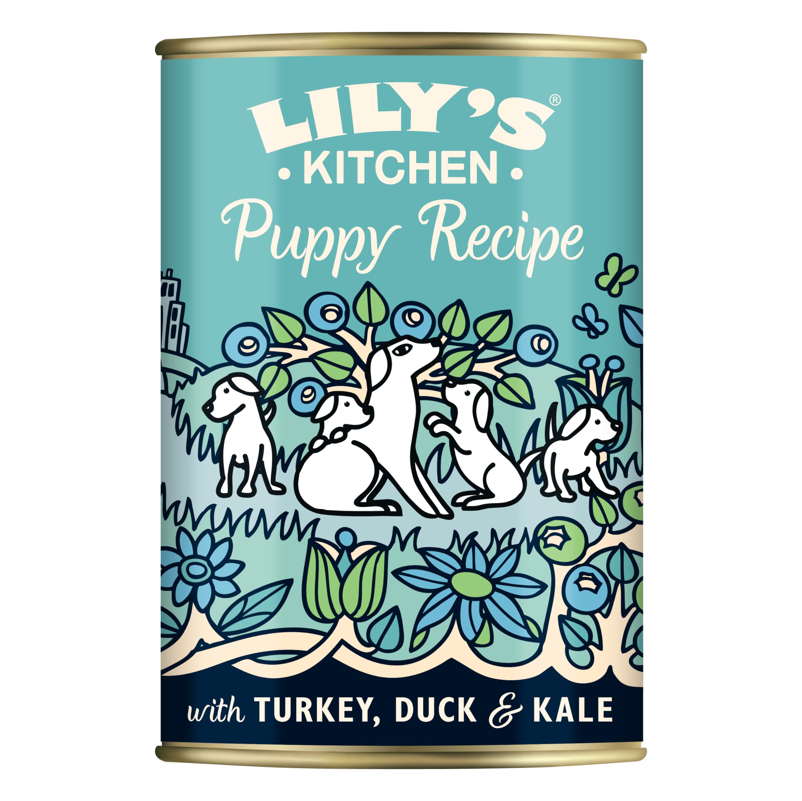 Lily's Kitchen Puppy Recipe With Turkey Wet Dog Food (6 x 400g)