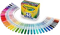 Crayola Ultra Clean Washable Markers 40ct Broad Line - Kid-Safe Mess-Free Art Markers for Coloring Books, School & Gifts Ages 3+