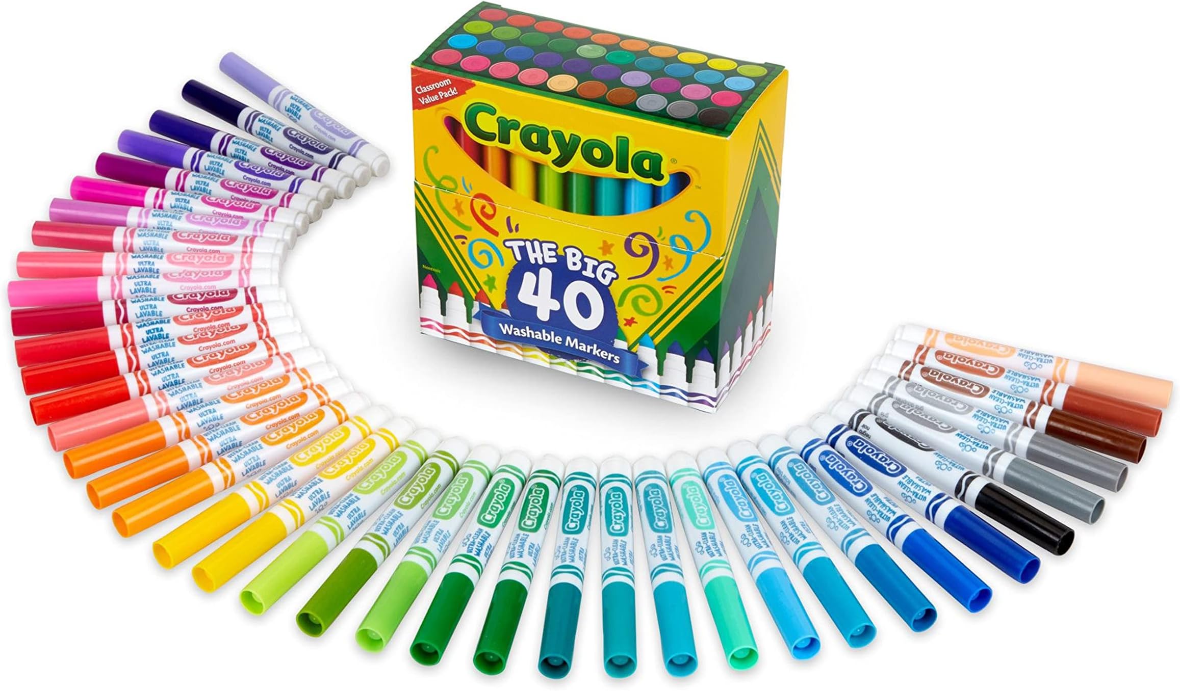 40 Ct. Ultra-Clean Washable Assorted, Broad Line